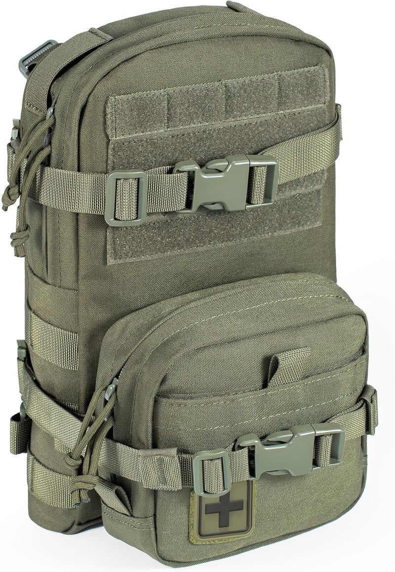 CLTAC Tactical Small MOLLE Hydration Pack Outdoor Water Bladder Carrier Pack for Vest Backpack - Image 1